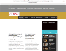 Tablet Screenshot of cdu-braunschweig.de